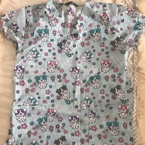 XS Puppy scrub top